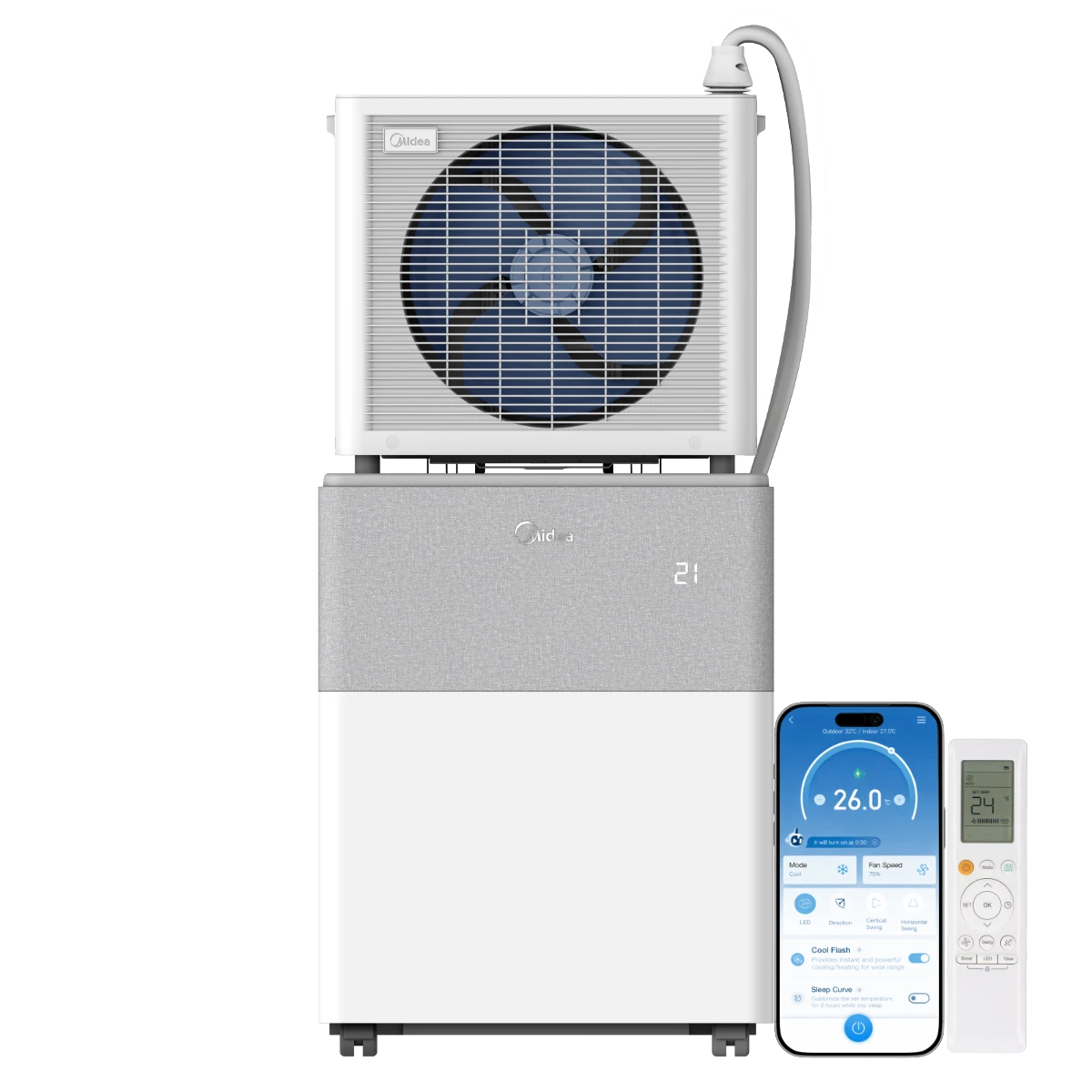 Midea-Portasplit-mobiele-airco-wifi