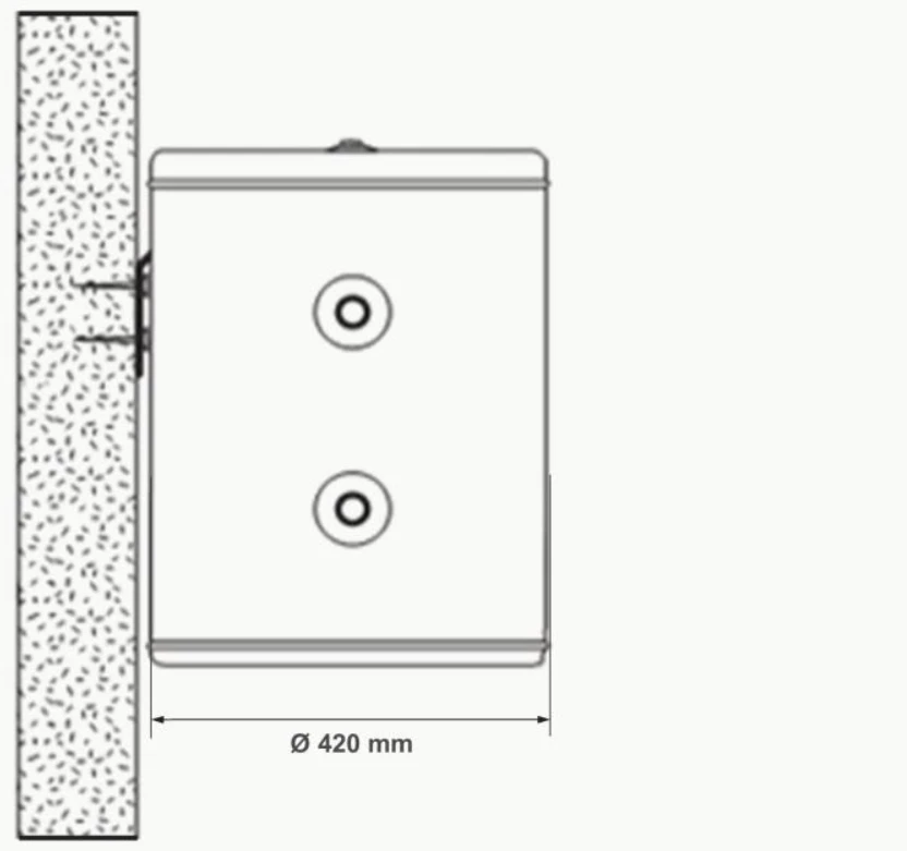 RVS Anti Pendel Buffertank BT-50 WM-C4 - 50L 1