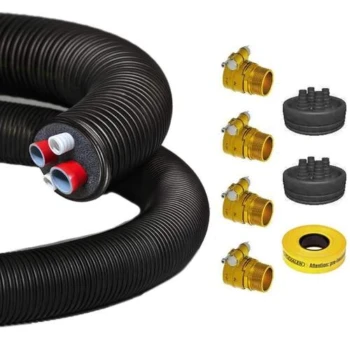 Thermaflex Flexalen® 600 HP warmtepomp aansluitset DN32 ondergronds